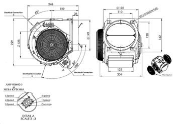 Aircol AKS 150FS Fırın Üstü Davlumbaz Fanı 150-300W