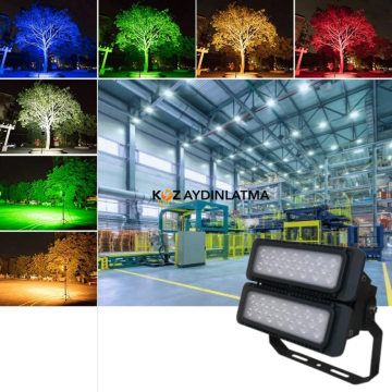 Osram Led 200 Watt Led Projektör Aydınlatma Armatürü KIRMIZI