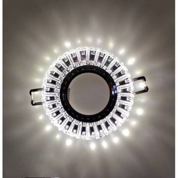 Cata Lilyum Led Çerçeveli Kristal Yuvarlak Dekoratif Cam Spot ct-6636