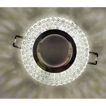 Cata Mercan Led Çerçeveli Kristal Yuvarlak Dekoratif Cam Spot ct-6637