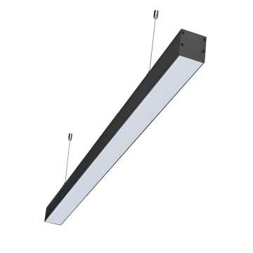Samsung Ledli Sıva Üstü Led Lineer Armatür 8,5x8,5 Cm Profil 100 Cm 42W Linear Aydınlatma 6500K (Beyaz Işık) - Askılı - Antrasit