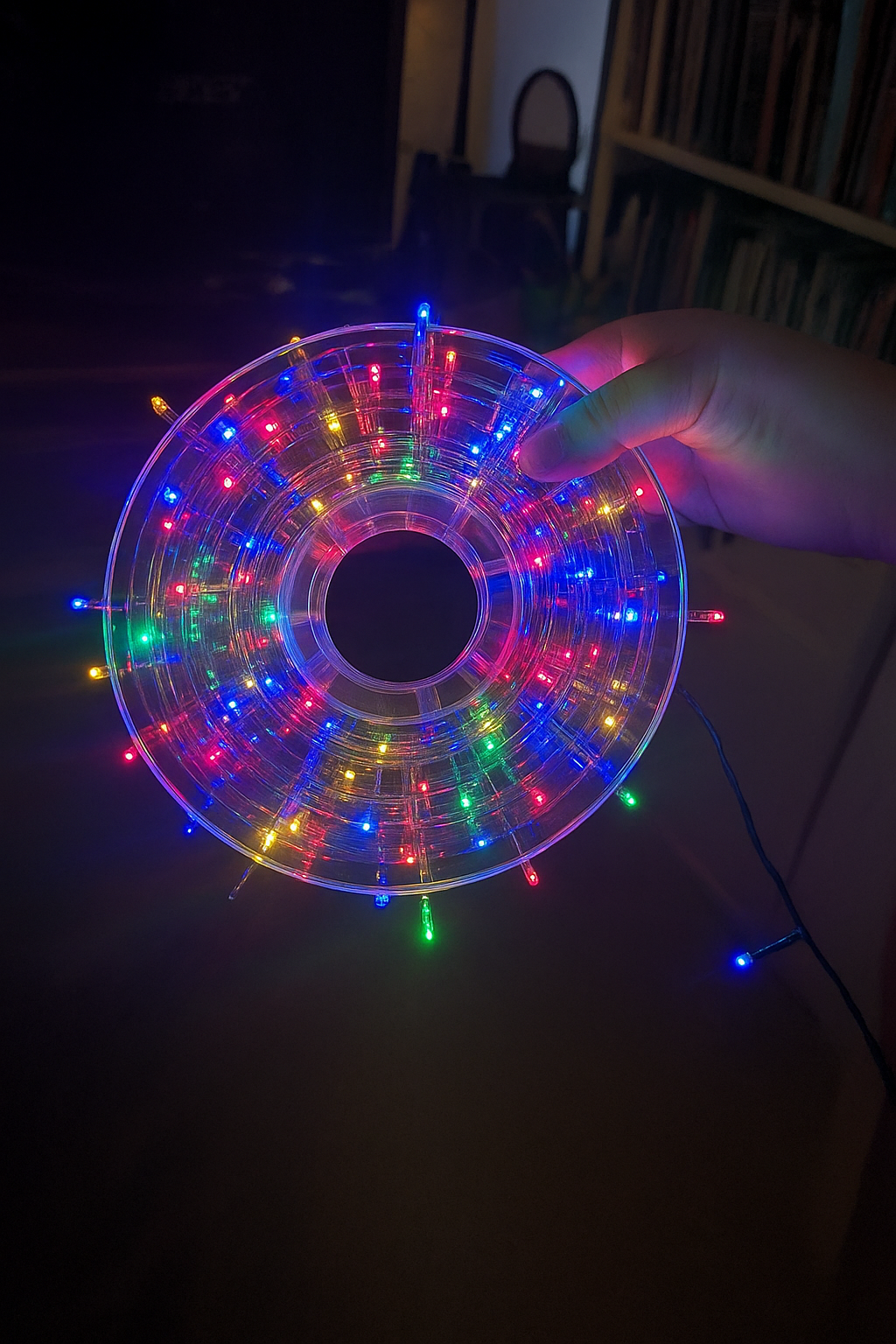 Çakarlı Yılbaşı Ağacı Süsü 50 Metre 240 Ledli Yıl Başı Süsleme Fiş Tipi SNC-210