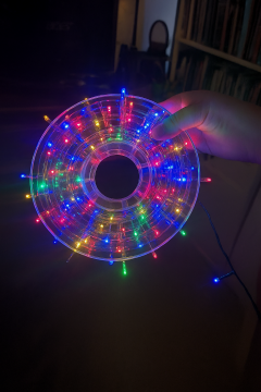 Çakarlı Yılbaşı Ağacı Süsü 50 Metre 240 Ledli Yıl Başı Süsleme Fiş Tipi SNC-210