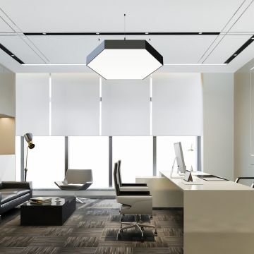 Oval Altıgen Davul Linear Aydınlatma Modern Led Avize Lineer Armatür