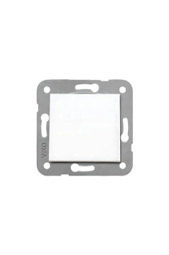 Viko Karre Tekli Anahtar Beyaz Mekanizma + Kapak 90967001