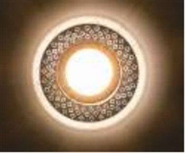 Cata Defne Led Çerçeveli Kristal Yuvarlak Dekoratif Cam Spot ct-6654