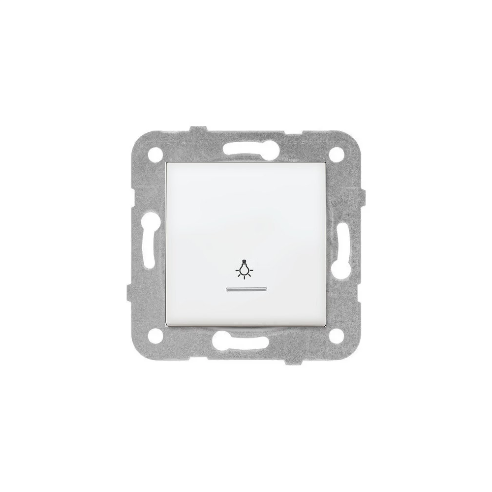 Viko Karre Işıklı Light Anahtarı Beyaz Mekanizma + Kapak 90967014