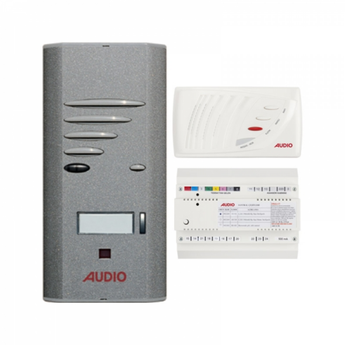 Audio SA301 Konsept Serisi 1 Daire Kapıcılı Sesli Diafon Paket
