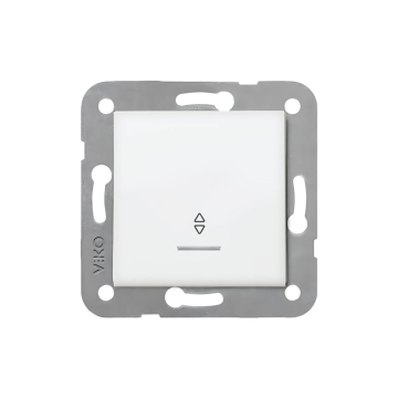 Viko Karre Işıklı Vavien Anahtar Beyaz Mekanizma + Kapak 90967063