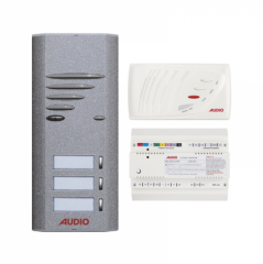 Audio SA301 Konsept Serisi 3 Daire Kapıcılı Sesli Diafon Paket