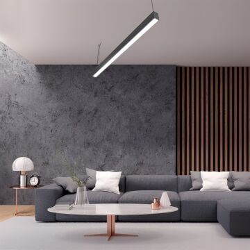 Linear Aydınlatma 80Cm Samsung Led Sıva Üstü Led Lineer Armatür 3x4 Cm Kasa