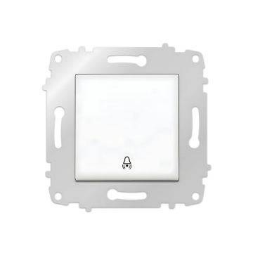 Viko Karre Zil Anahtarı Beyaz Mekanizma + Kapak 90967006