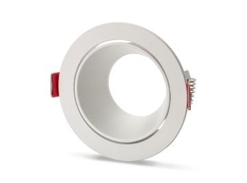 Noas Ren Beyaz Alüminyum Dekoratif Spot Kasası Yuvarlak YL60-2111