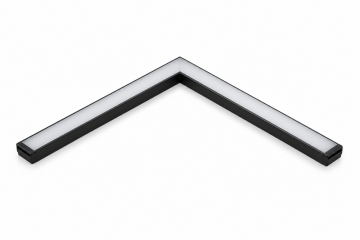 Forlife Magfit FL-6240 24W 20x20 Cm L Köşe Difüzörlü Magnet Ray Aydınlatma Siyah Kasa
