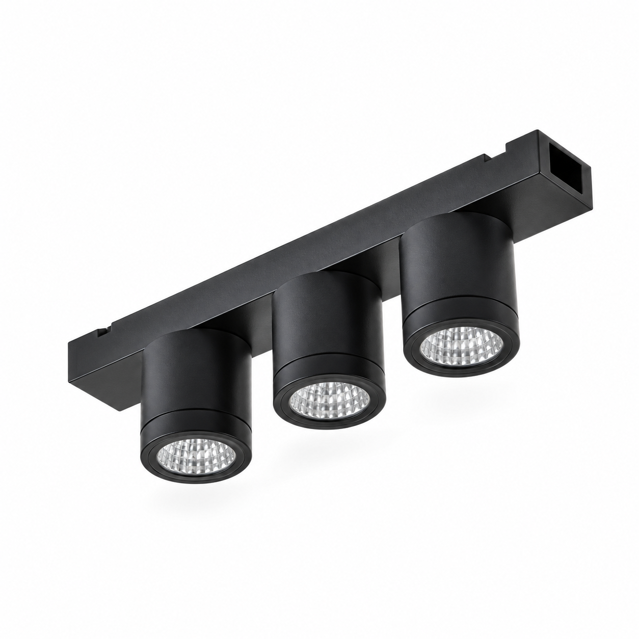 Forlife Magfit FL-6237 12W Üçlü Spot Magnet Ray Aydınlatma Siyah Kasa