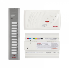 Audio SA301 Konsept Serisi 12 Daire Kapıcılı Sesli Diafon Paket