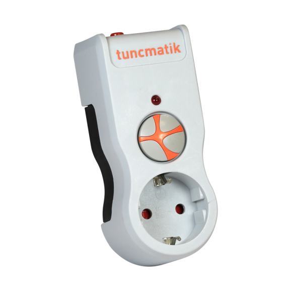 Tunçmatik Tekli Akım Korumalı Priz 1050 Joule Beyaz TSK19019