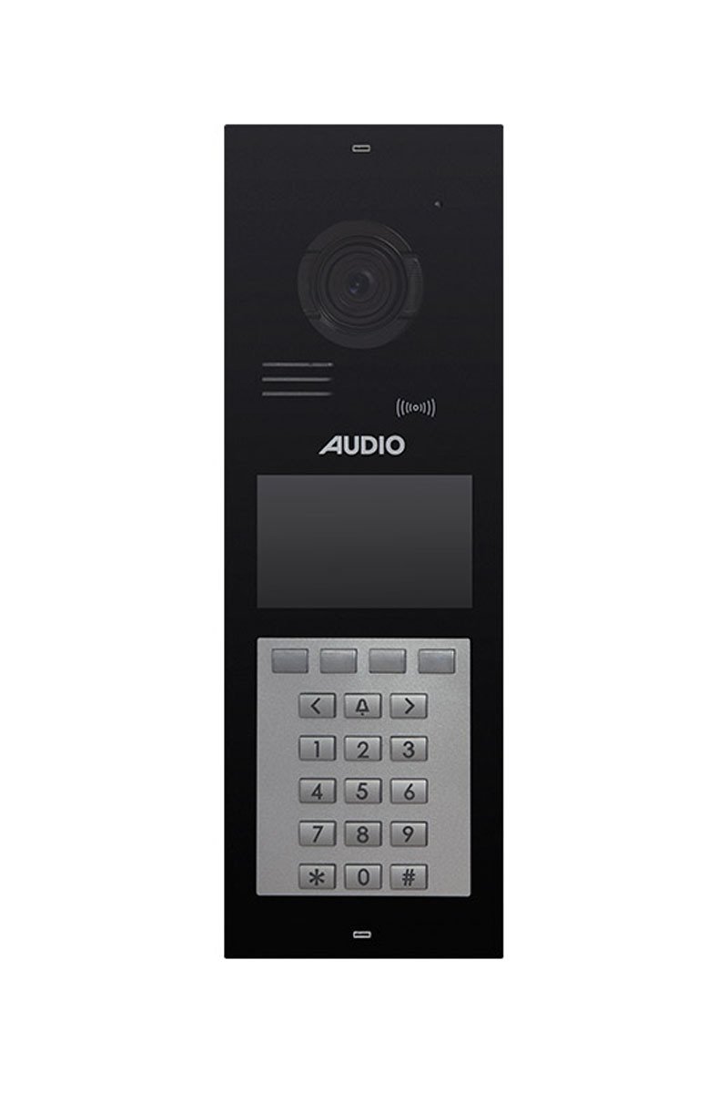 Audio 4.3'' Mekanik Butonlu Ekranlı Siyah IP Zil Paneli 002901
