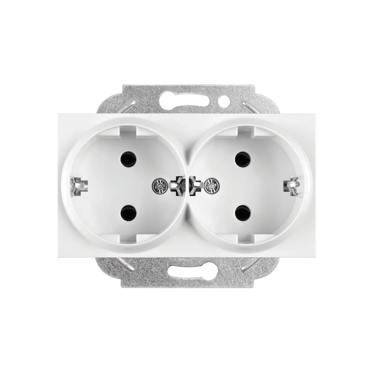 Viko Karre İkili Topraklı Çocuk Korumalı Priz Beyaz Mekanizma + Kapak 90967058