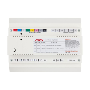 Audio SA301 Konsept Serisi 18 Daire Kapıcılı Sesli Diafon Paket