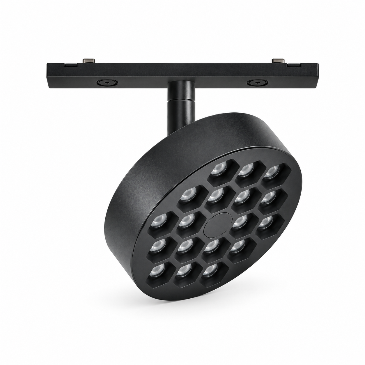 Forlife Magfit FL-6636 12W Lensli Yuvarlak Spot Magnet Ray Aydınlatma Siyah Kasa