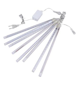 Burgulu Dijital Meteor Animasyonlu Renkli Led Yılbaşı Ağaç Süsü 3 Metre Noel Meteor Animasyonlu Yılbaşı Süsü SNC-711-1