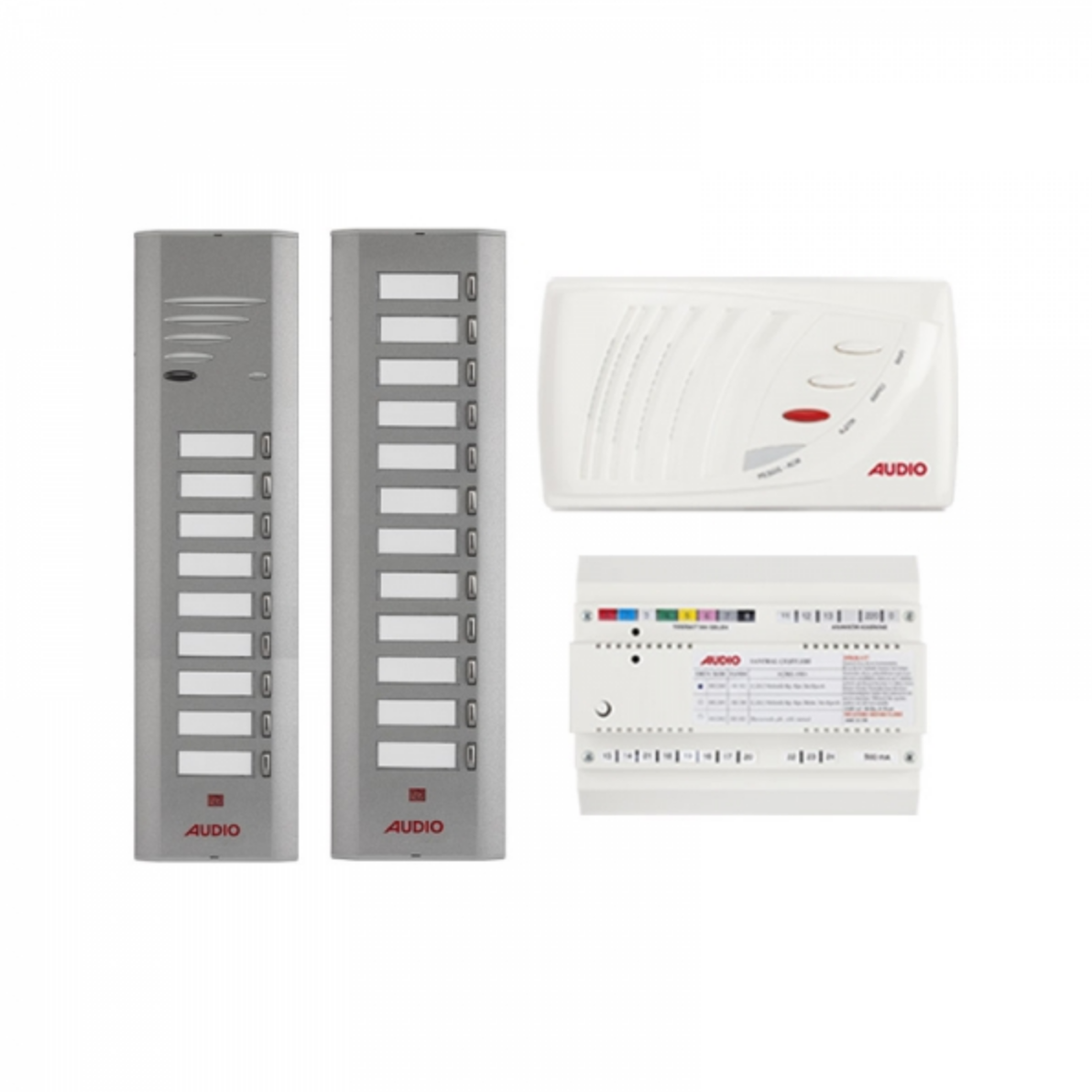 Audio SA301 Konsept Serisi 21 Daire Kapıcılı Sesli Diafon Paket