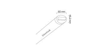 Goya 153 Cm Karanlık Bölge Dekoratif Sarkıt Linear Armatür 153CM GY 8072-153