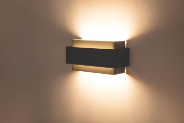 Kelebek Çift Yönlü Dekoratif Led Duvar Aplik Aydınlatma Gold Kasa Gün Işığı