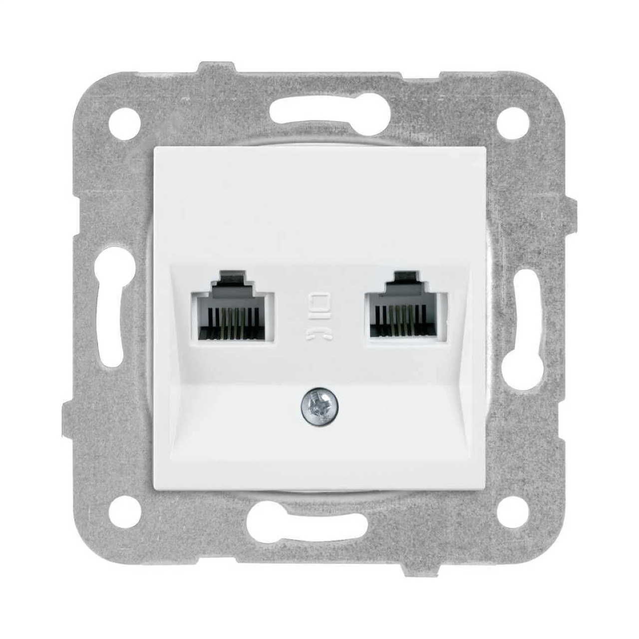 Viko Karre İkili Data Prizi (2 x RJ45 CAT6) Beyaz Mekanizma + Kapak 90967079