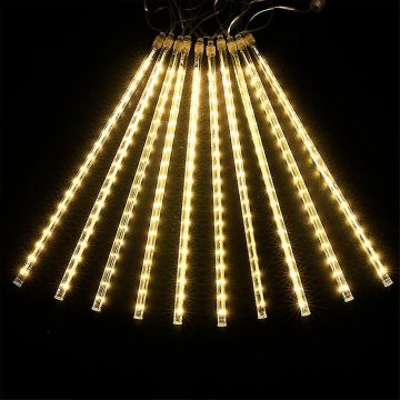 Meteor Animasyonlu Renkli Led Yılbaşı Ağaç Süsü 3 Metre Noel Meteor Animasyonlu Yılbaşı Süsü SNC-711-2