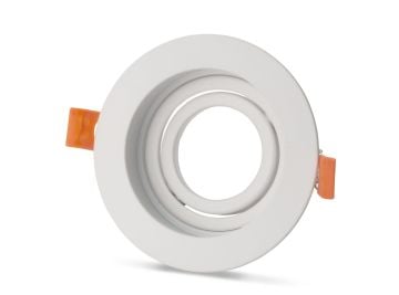 Noas Amazon Beyaz Alüminyum Dekoratif Spot Kasası Yuvarlak YL60-1663