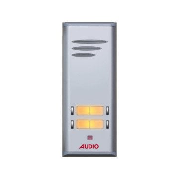 Audio SAÇ201 Konsept Serisi 3 Daire Sesli Çift Sıralı Kapıcısız Diafon Paket