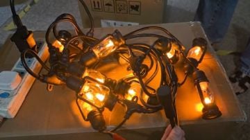 Carnaval Sarkıt Dış Mekan Alevli Fener 10 Ledli Yılbaşı Ağaç ve Bahçe Aydınlatma E27 Duylu SNC-720-1