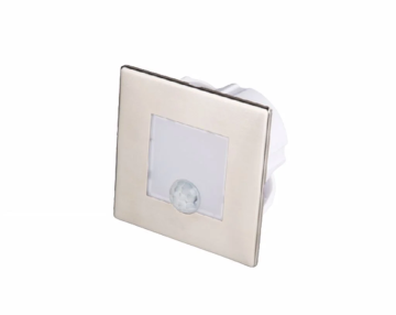 Cata 1,5W Sensörlü Koridor Aydınlatma Armatürü Satin Kasa Kare ct-5183