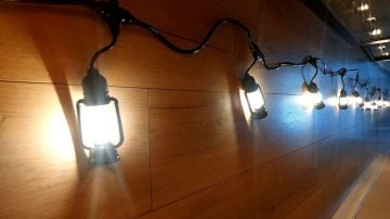 Carnaval Sarkıt Dış Mekan Fener 10 Ledli Yılbaşı Ağaç ve Bahçe Aydınlatma E27 Duylu SNC-720-2