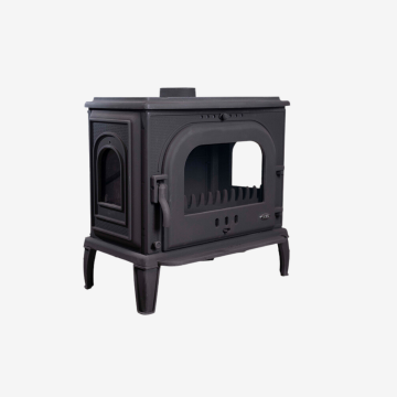 Lüks Optima Yan Kapaklı Döküm Şömine 13 kW Yüksek Isı Verimli