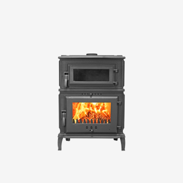 Plazma Lüks Dik Fırınlı Kapalı Döküm Şömine 13 kW Yüksek Isı Verimli