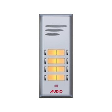 Audio SAÇ201 Konsept Serisi 7 Daire Sesli Çift Sıralı Kapıcısız Diafon Paket