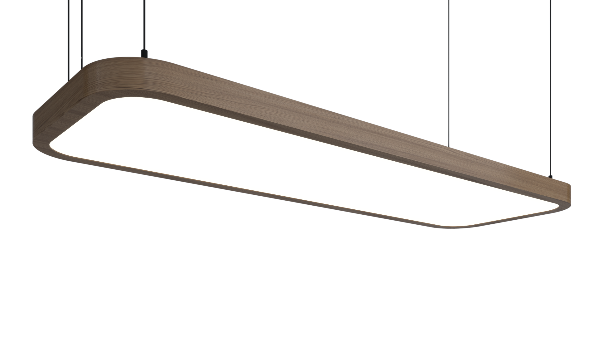 Samsung Led Tridonic Trafolu Sıva Üstü Oval Dikdörtgen Davul Ahşap Linear Armatür 7 Cm Kasa Linear Aydınlatma