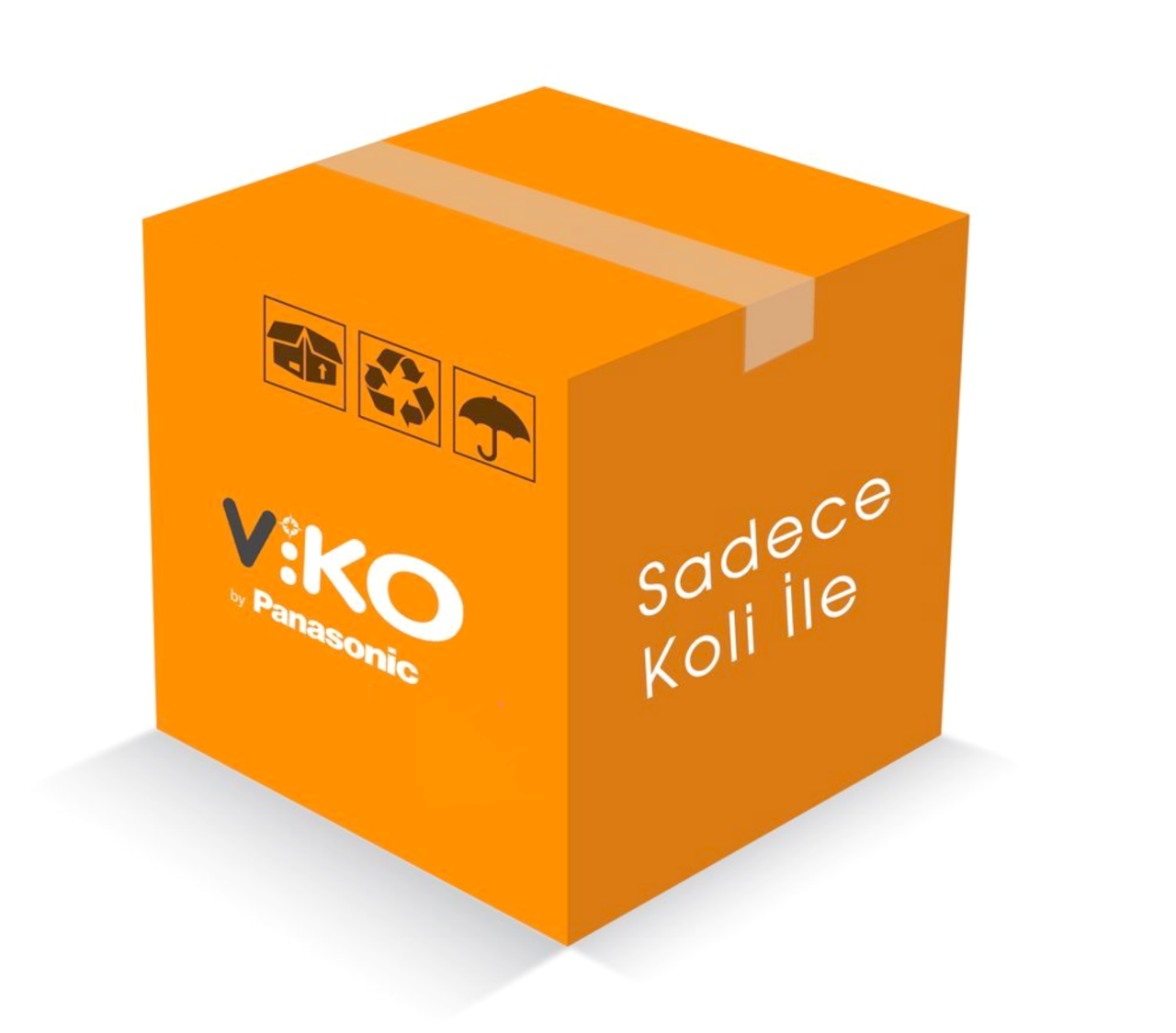 Viko Toptan Karre Üçlü Anahtar 120'li Paket (Çerçeve Hariç) 90967068