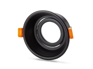 Noas Nil Siyah Alüminyum Dekoratif Spot Kasası Yuvarlak YL60-1910