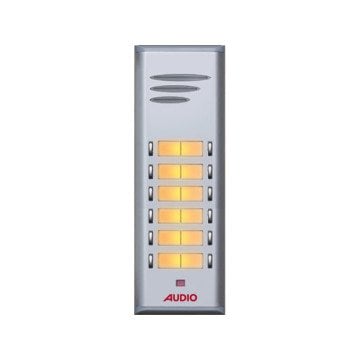 Audio SAÇ201 Konsept Serisi 12 Daire Sesli Çift Sıralı Kapıcısız Diafon Paket