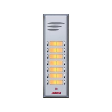 Audio SAÇ201 Konsept Serisi 13 Daire Sesli Çift Sıralı Kapıcısız Diafon Paket