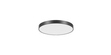 Goya 109 Watt Samsung Ledli Dekoratif Sarkıt Simit Davul Linear Aydınlatma 90CM GY 8113-90 6500K (Beyaz Işık) - Siyah - Sarkıt Montaj