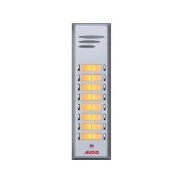 Audio SAÇ201 Konsept Serisi 15 Daire Sesli Çift Sıralı Kapıcısız Diafon Paket