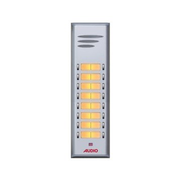 Audio SAÇ201 Konsept Serisi 16 Daire Sesli Çift Sıralı Kapıcısız Diafon Paket