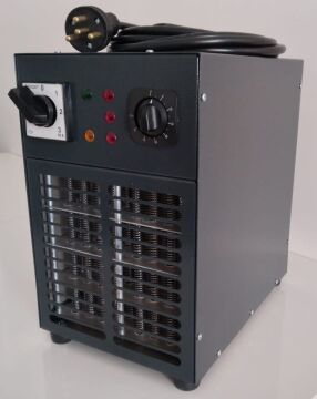 Fanlı Sanayi Tipi Elektrikli Isıtıcı 10 kW Termostatlı 3 Kademeli