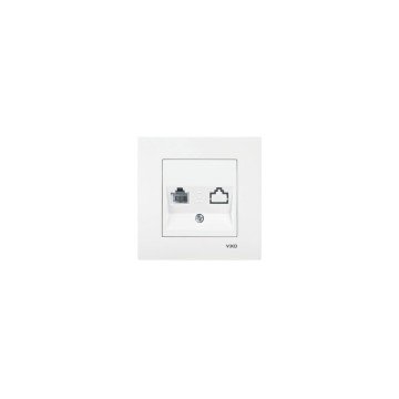 Viko Toptan Karre Nümeris Telefon Prizi (CAT3) 120'li Paket (Çerçeve Hariç) 90967013