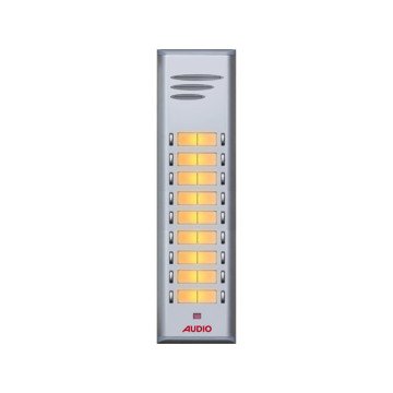 Audio SAÇ201 Konsept Serisi 18 Daire Sesli Çift Sıralı Kapıcısız Diafon Paket